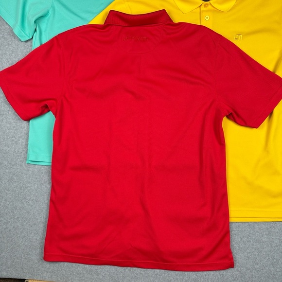 LOT OF 3 Loudmouth Polo Shirts Mens L Short Sleeve Golf Athletic Preppy Casual - Picture 7 of 16